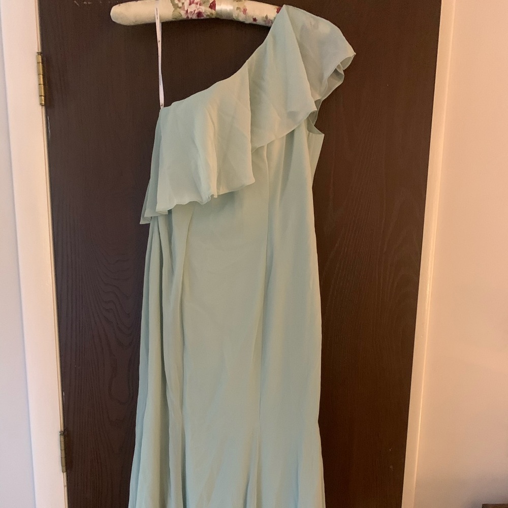 Size 6 Sage AW Bridesmaid Dress Never Worn with tags